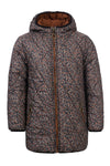 Meisjes 10Sixteen reversible parka coat van LOOXS 10sixteen in de kleur Leopard AO in maat 152.