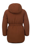 Meisjes 10Sixteen reversible parka coat van LOOXS 10sixteen in de kleur Leopard AO in maat 152.