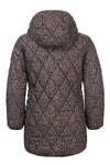 Meisjes 10Sixteen reversible parka coat van LOOXS 10sixteen in de kleur Leopard AO in maat 152.