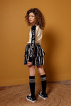 Meisjes 10Sixteen knited pullover van LOOXS 10sixteen in de kleur Creamy in maat 176.