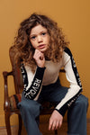 Meisjes 10Sixteen knited pullover van LOOXS 10sixteen in de kleur Creamy in maat 176.