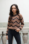 Meisjes 10Sixteen pullover van LOOXS 10sixteen in de kleur Medium brown in maat 176.