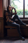 Meisjes 10Sixteen pullover van LOOXS 10sixteen in de kleur Medium brown in maat 176.