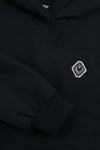Meisjes 10Sixteen hooded Sweater van LOOXS 10sixteen in de kleur off black in maat 176.