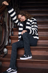 Meisjes 10Sixteen Rib Top van LOOXS 10sixteen in de kleur black in maat 176.