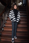 Meisjes 10Sixteen Tie dye flare pants van LOOXS 10sixteen in de kleur stormy zebra in maat 176.