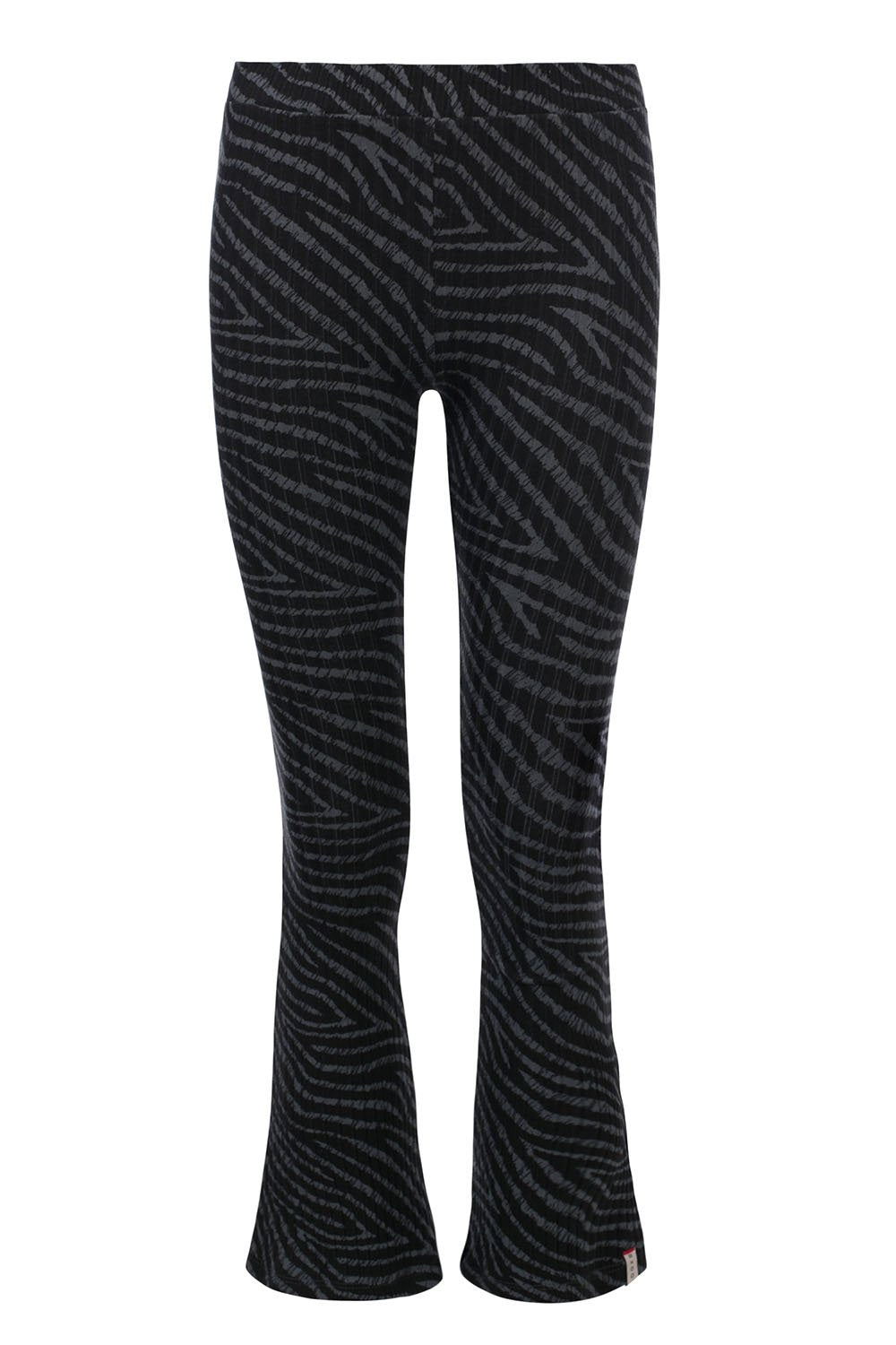 Meisjes 10Sixteen Tie dye flare pants van LOOXS 10sixteen in de kleur stormy zebra in maat 176.
