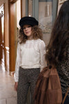 Meisjes 10Sixteen G.dyed twill jog flare pan van LOOXS 10sixteen in de kleur Leopard AO in maat 176.