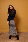 Meisjes 10Sixteen Native printed Long skirt van LOOXS 10sixteen in de kleur Native AO in maat 176.
