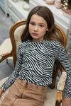 Meisjes 10Sixteen G.dyed twill jog skirt van LOOXS 10sixteen in de kleur Medium brown in maat 176.
