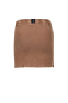Meisjes 10Sixteen G.dyed twill jog skirt van LOOXS 10sixteen in de kleur Medium brown in maat 176.