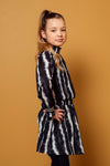 Meisjes 10Sixteen chiffon dress van LOOXS 10sixteen in de kleur Art AO in maat 176.