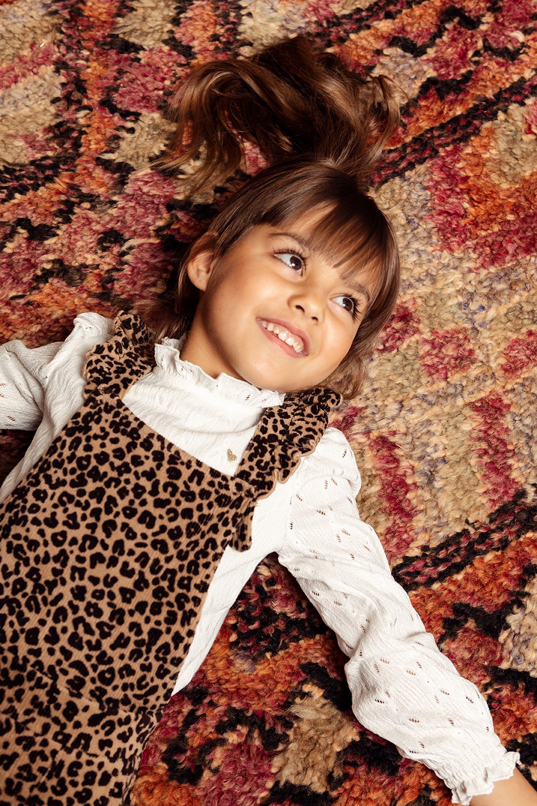 Meisjes Little jumpsuit van LOOXS Little in de kleur panther AO in maat 128.