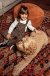 Meisjes Little jumpsuit van LOOXS Little in de kleur panther AO in maat 128.