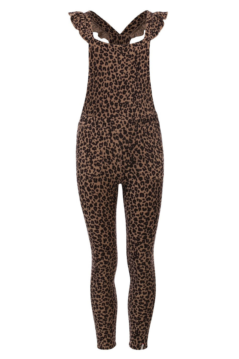 Meisjes Little jumpsuit van LOOXS Little in de kleur panther AO in maat 128.