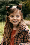 Meisjes Little jacket cheeta fur van LOOXS Little in de kleur cheeta in maat 128.