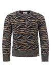 Meisjes Little sweater van LOOXS Little in de kleur Antra in maat 128.