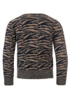 Meisjes Little sweater van LOOXS Little in de kleur Antra in maat 128.