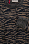 Meisjes Little sweater van LOOXS Little in de kleur Antra in maat 128.