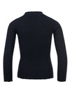 Meisjes Little t-shirt l. sleeve van LOOXS Little in de kleur navy in maat 128.