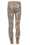 Meisjes Little pants van LOOXS Little in de kleur Army panther in maat 128.