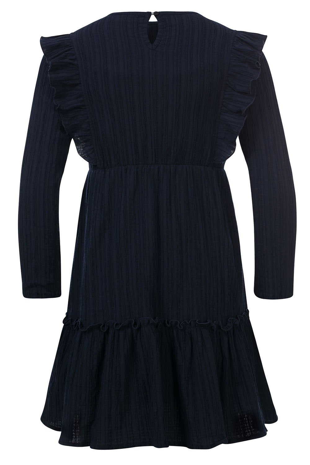 Meisjes Little dress van LOOXS Little in de kleur navy in maat 128.