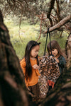 Meisjes Little backpack animal fur  van LOOXS Little in de kleur Animal Fur in maat ONE.