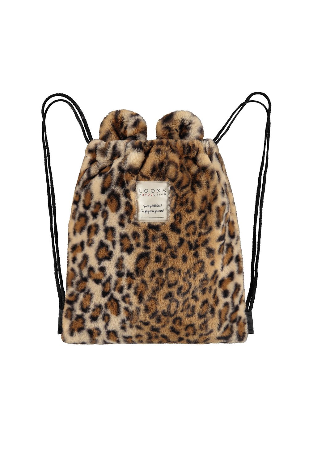 Meisjes Little backpack animal fur  van LOOXS Little in de kleur Animal Fur in maat ONE.