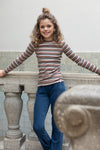 LOOXS 10sixteen 10Sixteen striped l.sleeve t-shirt