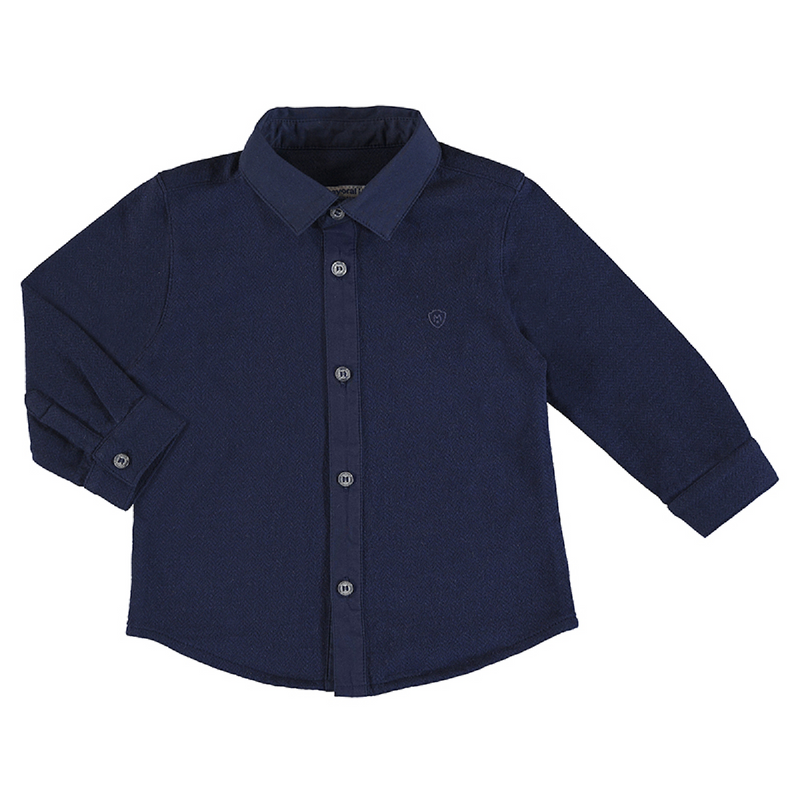 jongens Longsleeve Shirt van Mayoral in de kleur Blauw in maat 86.