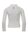 Meisjes 10Sixteen smock top van LOOXS 10sixteen in de kleur MILK in maat 176.