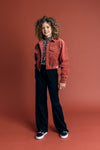 Meisjes 10Sixteen wide leg pants van LOOXS 10sixteen in de kleur black in maat 176.