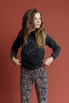 Meisjes 10Sixteen plisse flared pants van LOOXS 10sixteen in de kleur camo leopard in maat 176.