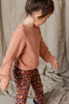 Meisjes Little knitted balloon pullover van LOOXS Little in de kleur sorbet in maat 128.