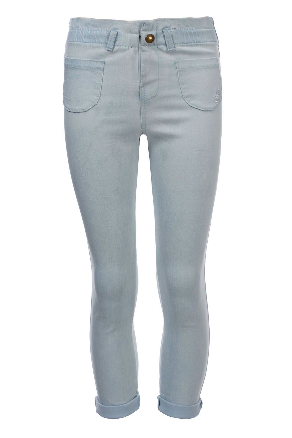 LOOXS Little Little denim wide leg pants