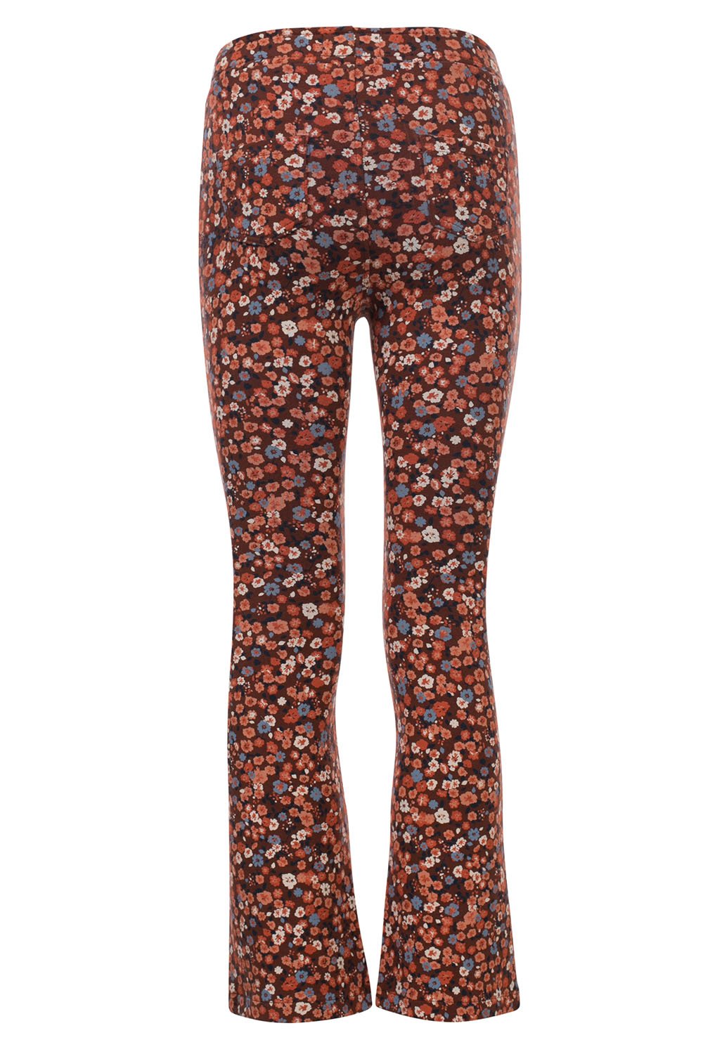 Meisjes Little flower power flare pants van LOOXS Little in de kleur Millefleur in maat 128.