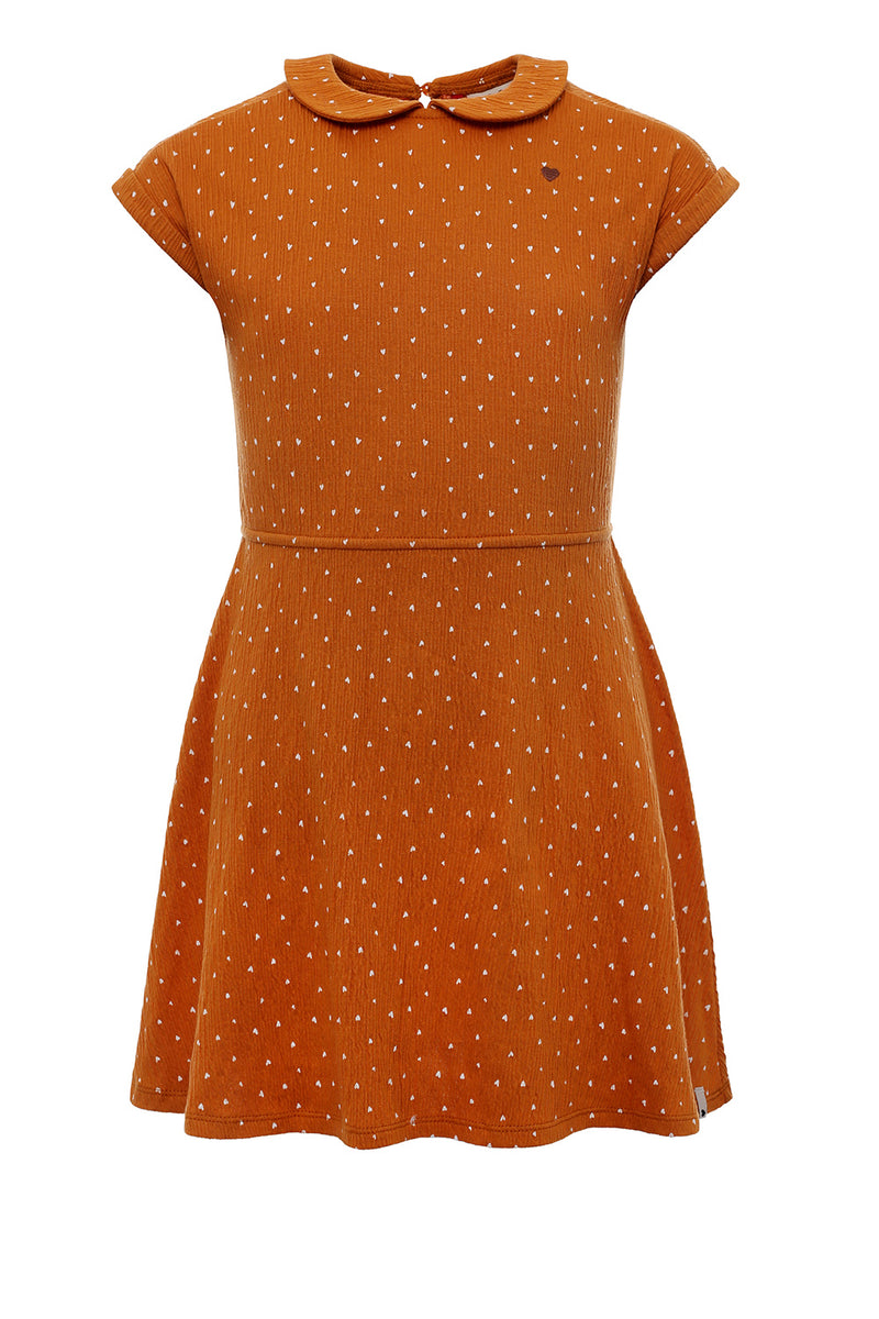 LOOXS Little Dress Ochre Hearts