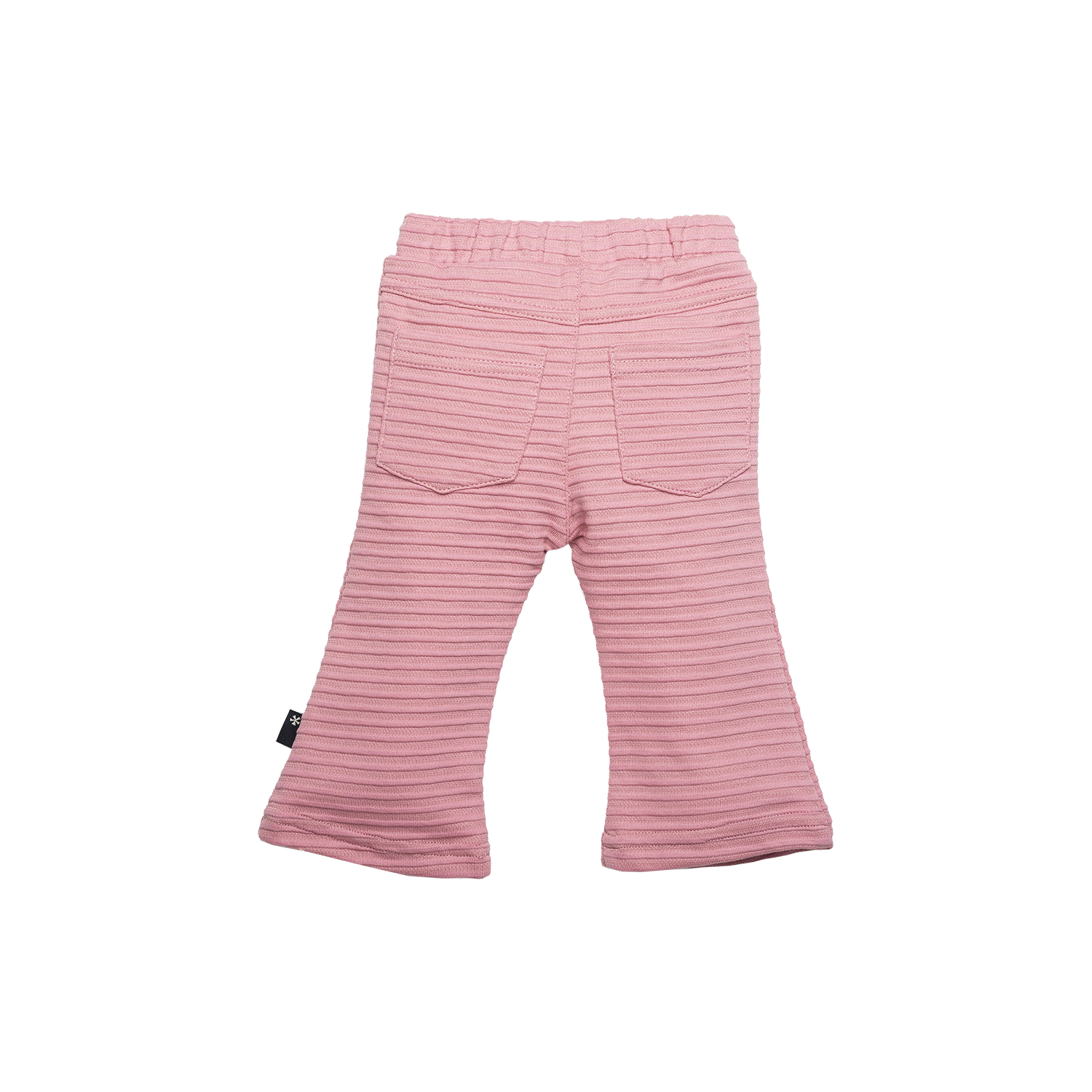 Meisjes Pants Rib Flared van B.E.S.S. in de kleur Pink in maat 68.