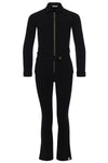 Meisjes Flared Twill Jumpsuit van Looxs 10sixteen in de kleur black in maat 176.