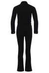 Meisjes Flared Twill Jumpsuit van Looxs 10sixteen in de kleur black in maat 176.