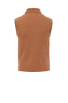 Meisjes Knitted Collar Spencer van Looxs 10sixteen in de kleur Cashew in maat 176.