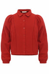 Meisjes Mousseline Top van Looxs 10sixteen in de kleur Cinnamon in maat 176.