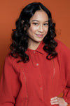 Meisjes Mousseline Top van Looxs 10sixteen in de kleur Cinnamon in maat 176.