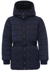 Meisjes Nylon Parka van Looxs 10sixteen in de kleur navy in maat 164.