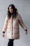 Meisjes Reversible Parka van Looxs 10sixteen in de kleur black in maat 164.