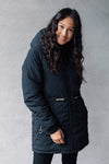 Meisjes Reversible Parka van Looxs 10sixteen in de kleur black in maat 164.