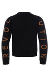 Meisjes Knitted Rib Cardigan van Looxs 10sixteen in de kleur black in maat 176.