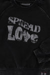 Meisjes Acid Sweater van Looxs 10sixteen in de kleur ash in maat 176.
