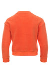 Meisjes Fleece Sweater van Looxs 10sixteen in de kleur Fire in maat 176.