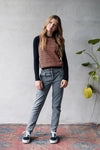Meisjes Rib Top van Looxs 10sixteen in de kleur black in maat 176.